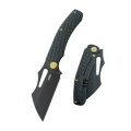 Nóż składany Kubey Sylow Black Titanium, Blackwashed 14C28N by James Lowe (KU260D)-1 58044