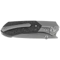 Nóż składany Remette RTPT-E Gray Titanium/Shredded Carbon Fiber, Pearlescent M390-2 58055