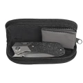 Nóż składany Remette RTPT-E Gray Titanium/Shredded Carbon Fiber, Pearlescent M390-3 58055