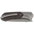 Nóż składany Remette RTPT-D Gray Titanium/Copper Carbon Fiber, Pearlescent M390-2 58056
