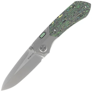 Nóż składany Remette RTPT-C Gray Titanium/Toxic Storm Carbon Fiber, Pearlescent M390