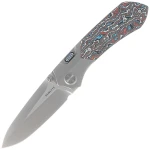 Nóż składany Remette RTPT-A Gray Titanium/Nebula Carbon Fiber, Pearlescent M390
