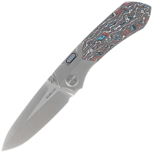 Nóż składany Remette RTPT-A Gray Titanium/Nebula Carbon Fiber, Pearlescent M390