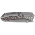 Nóż składany Remette RTPT-A Gray Titanium/Nebula Carbon Fiber, Pearlescent M390-2 58058