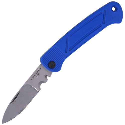 Nóż składany monterski dla elektryka MAC Coltellerie B05E Blue FRN, Satin W 1.4028 (MC B05E.B)-1 58062