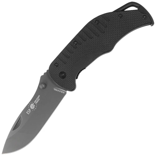 Nóż składany ESP EK-BB-01 Black PA66 Polyamide, Titanium Gray PVD AUS-8-1 58068