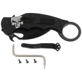 Nóż składany Fox The Skull Karambit Black Aluminium, Black N690Co (FX-599 ALB-4)-2 58071