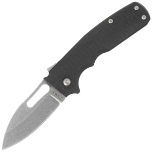 Nóż składany Demko Shark Cub Slicer Shark Black GRN, Stonewashed AUS10A by Andrew Demko (SC-10A-GRNBLK-SS)