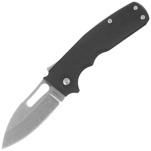 Nóż składany Demko Shark Cub Slicer Shark Black GRN, Stonewashed AUS10A by Andrew Demko (SC-10A-GRNBLK-SS)-1 58085