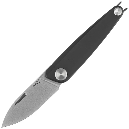 Nóż składany ANV Z050 BB Black Aluminium, Stonewashed Sleipner (ANVZ050-007)-1 58110