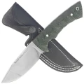 Nóż Muela Rhino-10G Green Canvas Micarta, Satin X50CrMoV15-2 58120
