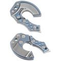 Nóż na szyję Midgards Messer Nori Nano Blue Titanium, Satin 14C28N (MM002)-2 58143