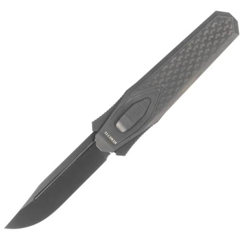 Nóż grawitacyjny Remette Swordfish Black DLC Titanium / Red Blue Carbon Fiber, Black DLC M390 (ZL101B5)-1 58166