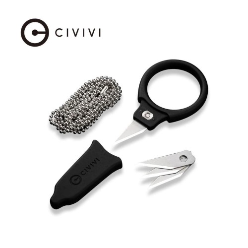 Nóż na szyję Civivi Quick Snip Black ABS/Rubber Coating, 6Cr13 (C22022A-1)-1 58185