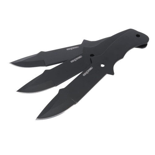 Cold Steel - Noże do rzucania Throwing Knives - 420 - 3 sztuk - Czarne - CS-TH-80KVC3PK-1 58658