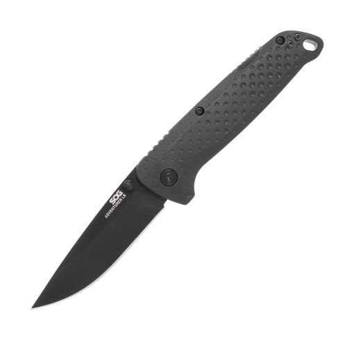 SOG - Nóż składany EDC Adventurer LB - 5Cr15MoV - Czarny - 13-11-01-43-1 58666