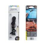 Nite Ize - Klamra CamJam Ring z taśmą 18" - Aluminium - Duży - Czarna - CJRWL-09-R3