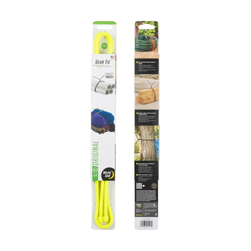 Nite Ize - Elastyczne troki Gear Tie 64'' - Dwupak - Neon Yellow - GT64-33-R3-1 58682