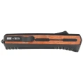 Nóż automatyczny OTF Tekto A7 Zastava D/E Black Aluminium/American Walnut, Black CPM S35VN-2 58751