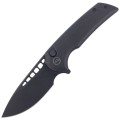 Nóż składany WE Knife Mini Malice Black Titanium, Black Stonewashed CPM 20CV by Ferrum Forge (WE054BL-1)-1 58752