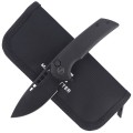 Nóż składany WE Knife Mini Malice Black Titanium, Black Stonewashed CPM 20CV by Ferrum Forge (WE054BL-1)-2 58752