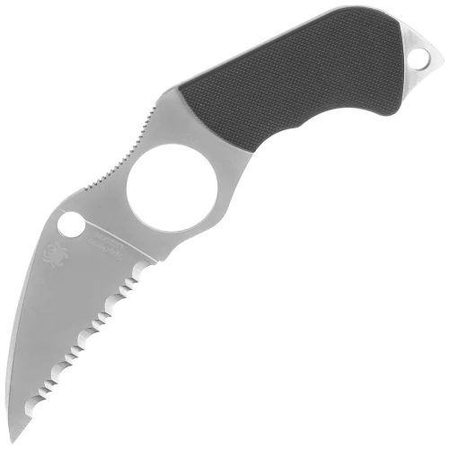 Nóż Spyderco Swick 6 Small Black G10, Satin LC200N by Sal Glesser (FB14S6)-1 58813