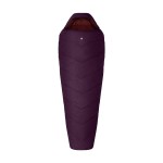 Śpiwór Alpinus Fiber Pro WS 1100 dla leworęcznych, burgundowy