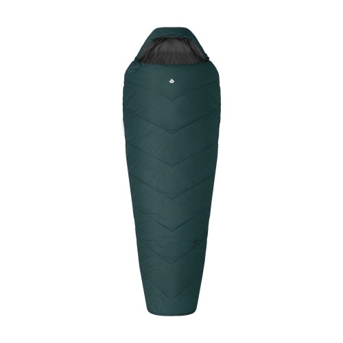 Śpiwór Alpinus Fiber Pro 800 dla leworęcznych, zielony- 58858