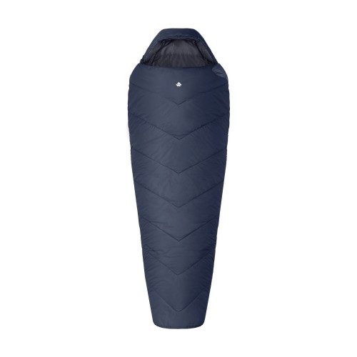 Śpiwór Alpinus Fiber Pro 1100 dla praworęcznych, szary- 58860