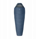 Śpiwór Alpinus Fiber Pro WS 1300 dla leworęcznych, szałwiowy
