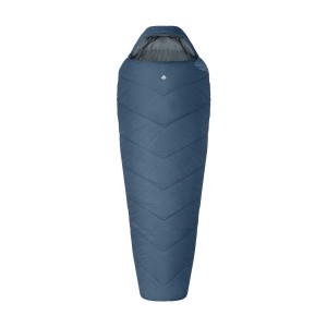 Śpiwór Alpinus Fiber Pro WS 1300 dla praworęcznych, szałwiowy