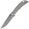 Nóż składany Spartan Blades Harsey Folder 3.25 Gray Titanium, Blue HW, Stonewashed CPM S45VN by William W. Harsey Jr. (SF10SWBL)-1 58903