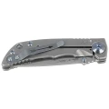 Nóż składany Spartan Blades Harsey Folder 3.25 Gray Titanium, Blue HW, Stonewashed CPM S45VN by William W. Harsey Jr. (SF10SWBL)-2 58903