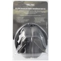 Ochronniki słuchu aktywne Mil-Tec Defenders Black (16243002)-4 58906