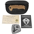 Nóż składany Medford Praetorian Scout M/P Coyote G10, Black DLC HW/Clip, Black DLC D2 by Greg Medford (MKM30DPT-0909-TPCP-BP)-3 58923