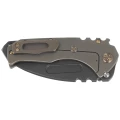 Nóż składany Medford Praetorian T DP ''Old-Shool Bronze'' Titanium, Bronze HW/Clip, Black DLC S45VN by Greg Medford (MK0124PD-36A1-T1C1-BP)-2 58924