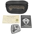 Nóż składany Medford Praetorian T DP ''Old-Shool Bronze'' Titanium, Bronze HW/Clip, Black DLC S45VN by Greg Medford (MK0124PD-36A1-T1C1-BP)-3 58924