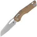 Nóż składany Microtech MSI S/E Dark Earth Tri-Grip Polymer, Stonewashed P/S M390MK by Tony Marfione (210T-11PMDE)-1 58925