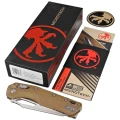 Nóż składany Microtech MSI S/E Dark Earth Tri-Grip Polymer, Stonewashed P/S M390MK by Tony Marfione (210T-11PMDE)-3 58925