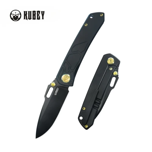 Nóż składany Kubey Blackout Black Titanium, Black M390 by Dmitry Osarenko (KB259C)-1 58934