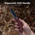 Nóż składany Civivi Clingman Burgundy G10, Black Stonewashed Nitro-V by Taylor Martin Best Damn EDC (C23065-2)-12 58966