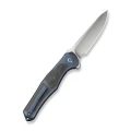 Nóż składany WeKnife 702XI LE No 147/150 Blue Integral Titanium/Shredded Carbon Fiber, Satin M390 (WE07B-1)-3 59040