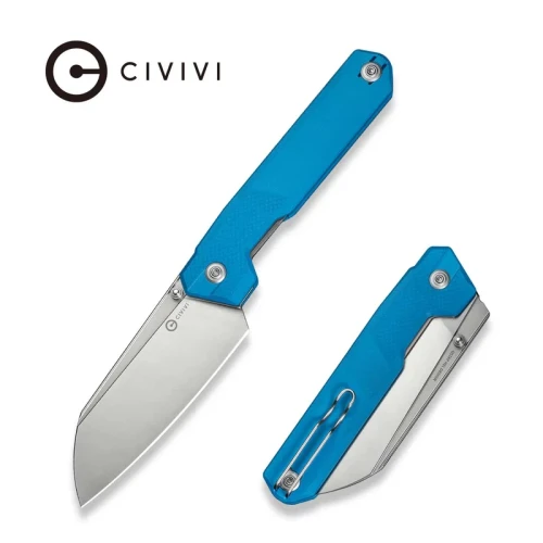 Nóż składany Civivi Hid Blue G10, Satin 14C28N by Ostap Hel (C23008-5)-1 59044