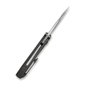 Nóż składany WeKnife Micro Trogon Tiger Stripe Titanium, Satin M390 by Brian Brown (WE24043-3)-9 59077