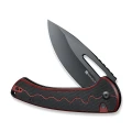Nóż składany Sencut Squiggy Burgundy/Black G10, Black 9Cr18MoV (S24082A-3)-6 59083