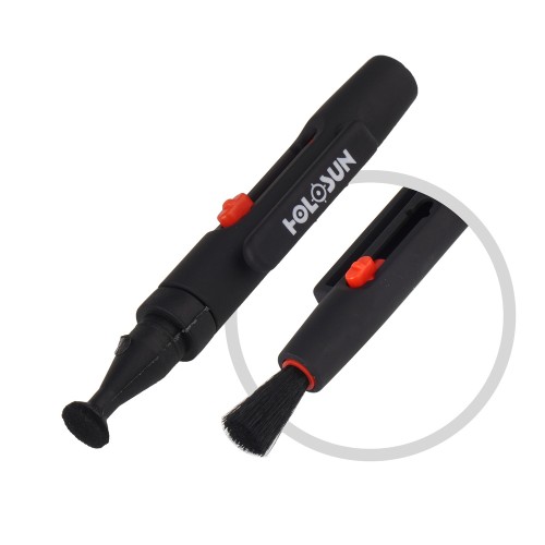 Holosun - Szczotka z gąbką do czyszczenia optyki - Czarna - HS-LENS-CLEANING-PEN-1 59143