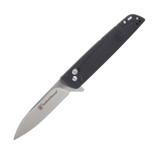 Smith & Wesson - Nóż składany 24/7 Crossbar Folder - 7Cr - Czarny - 1205912