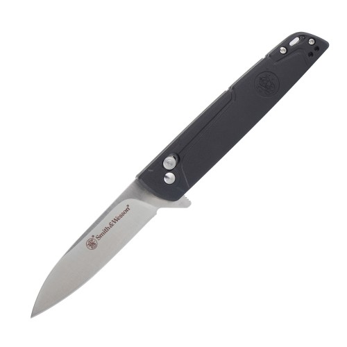 Smith & Wesson - Nóż składany 24/7 Crossbar Folder - 7Cr - Czarny - 1205912-1 59147