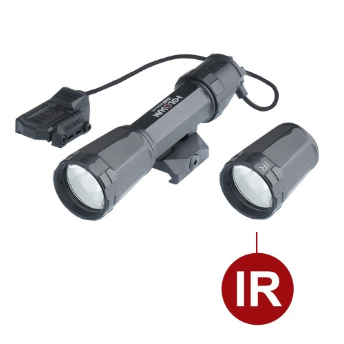 Holosun - Night RAIDer - Latarka na broń RAID IR - Picatinny/M-LOK - IPX8 - Czarna - RAID z głowicą LED IR-1 59178