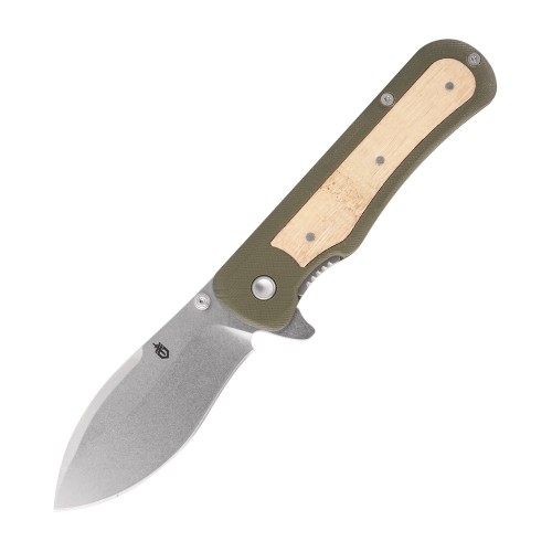 Gerber - Nóż składany Confidant - 440A - Nessmuk - G10 - Zielony OD - 1066477-1 59180